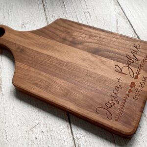 Custom Cutting Boards Wood Engraved Housewarming Gift Personalized Mr Mrs Cutting Board Engraved Cutting Board