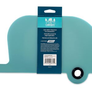 Camco Life is Better at The Campsite Flexible RV Shaped Cutting Mat Set - Prevents Food Cross Contamination with (3) Color Coded Cutting Mats - Dishwasher Safe (43771)