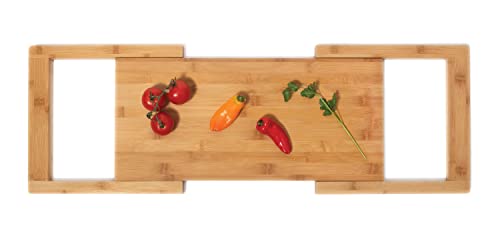 Lipper International 8841 Bamboo Wood Over-the-Sink Expandable Cutting Board, 34" x 11 1/2" x 3/4"