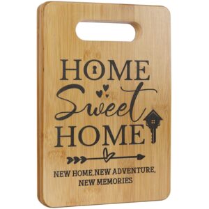 House Warming Gifts for New Home Bamboo Cutting Board Kitchen Housewarming Gift New Home Gifts for First Home New House Apartment Chopping Board Gift for Couple