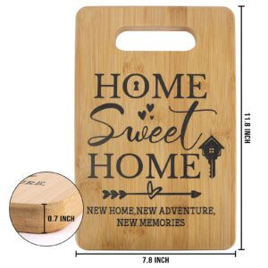 House Warming Gifts for New Home Bamboo Cutting Board Kitchen Housewarming Gift New Home Gifts for First Home New House Apartment Chopping Board Gift for Couple