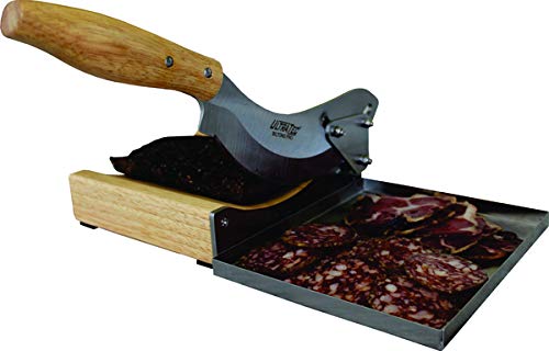 Ultra Tec Biltong-Pro radiused Cutter with Magnetic Stainless Steel Tray