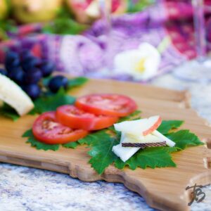 Totally Bamboo Indiana State Shaped Bamboo Serving & Cutting Board