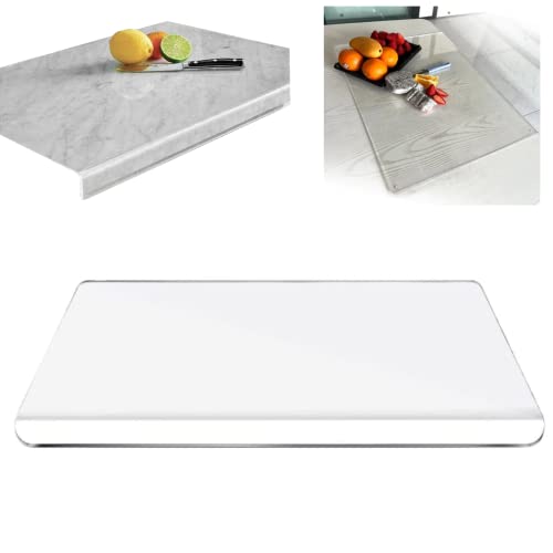 Acrylic Anti-Slip Transparent Cutting Board,2023 New Acrylic Cutting Boards for Kitchen Counter,Clear Cutting Board Clear Chopping Board Non Slip Cutting Boards with Lip (24 * 18 inches（60 * 45 cm）)