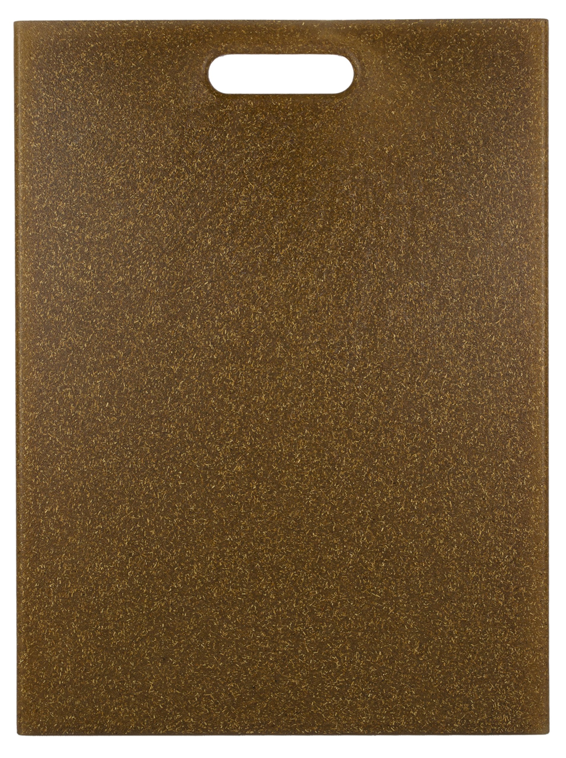 Architec EcoSmart PolyFlax Cutting Board, Brown, 12" by 16", Recycled Plastic and Flax Husk, Made in the USA by