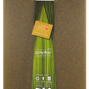 Architec EcoSmart PolyFlax Cutting Board, Brown, 12" by 16", Recycled Plastic and Flax Husk, Made in the USA by