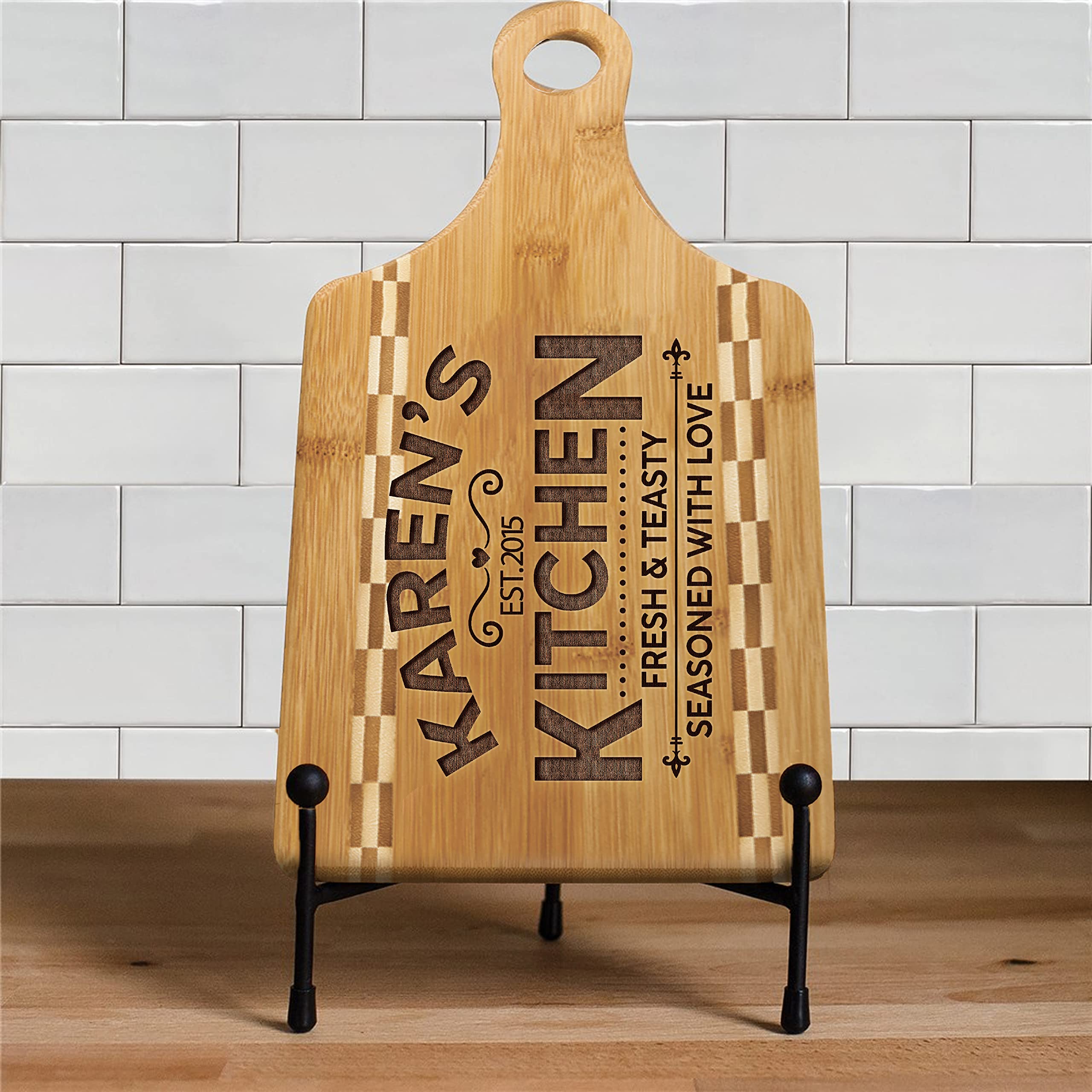 Personalized Cutting Board For Mom Custom Cutting Board Mothers Day Chopping Board Paddle Wood Engraved