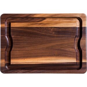 j.k. adams walnut bbq cutting board, brown (bbq-2014-wal)