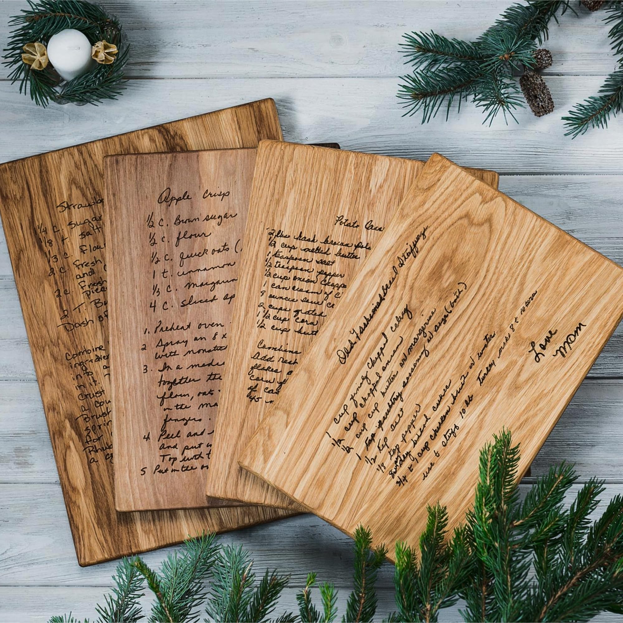 Recipe Cutting Board, Mom and Grandma Personalized Handwritten Recipe Engraved, Personalized Recipe Cutting Board, Family Recipe keepsake, Christmas gifts Mom and Grandmother, Gifts for Mother in Law