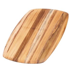teakhaus cutting board 41x28x1,4cm edge rounded, wood, brown, 41 x 28 x 1.4 cm