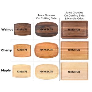Personalized Cutting Boards – Engraved Wooden Charcuterie Board – Maple, Cherry, or Walnut Chopping & Cheese Platter – Customized Wedding, Birthday, Housewarming Gift – Three Sizes