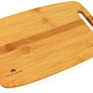 ROYALHOUSE Bamboo Cutting Board,Set of 3, Wood Chopping Board Set, Kitchen Cutting Board