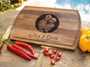 custom cutting board | personalized cutting board | wedding cutting board | couple cutting board | custom meat board | custom cutting board wood engraved