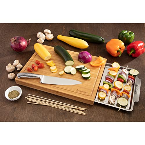 Cuisinart CPK-4884 Bamboo Cutting Board with Hidden Tray