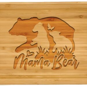 Bamboo cutting board, Mama Bear, mothers day gifts, personalized cutting boards, housewarming gifts, Gifts for mom, engraved cuttingboard