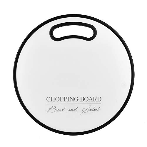 Kitchen Plastic Cutting Board, Household Kitchen Bakery Restaurant Classification Chopping Boards Slicing Block Cooking Tool for Vegetable Meat Fruit White