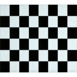 Tempered Glass Cutting Board Black and white checkered seamless Endless Racing flag texture Tableware Kitchen Decorative Cutting Board with Non-slip Legs, Serving Board, Large Size, 15" x 11"