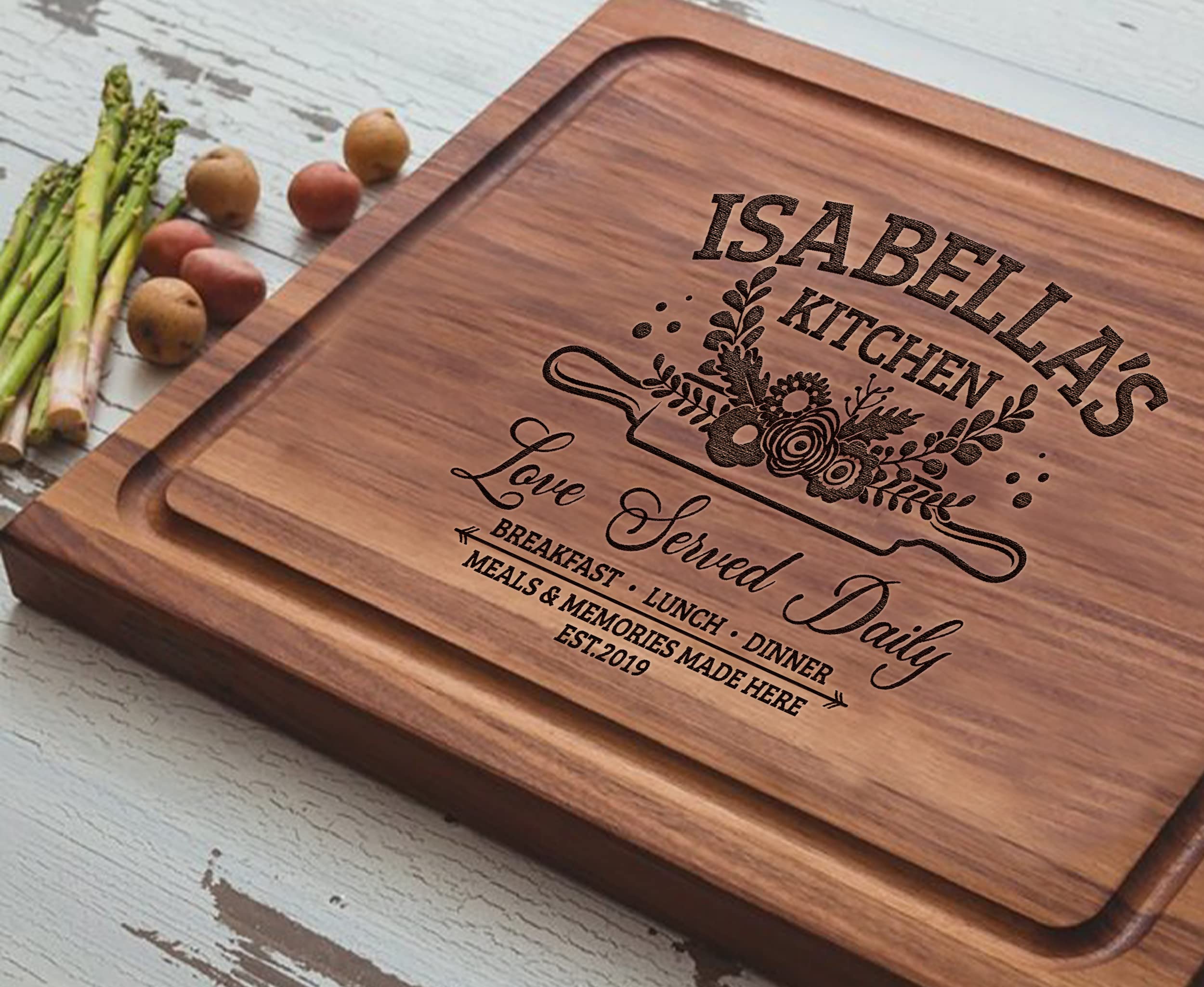 Personalized Mom Cutting Board Gift For Mom Grrandmother Custom Mothers Day Cutting Boards for Women