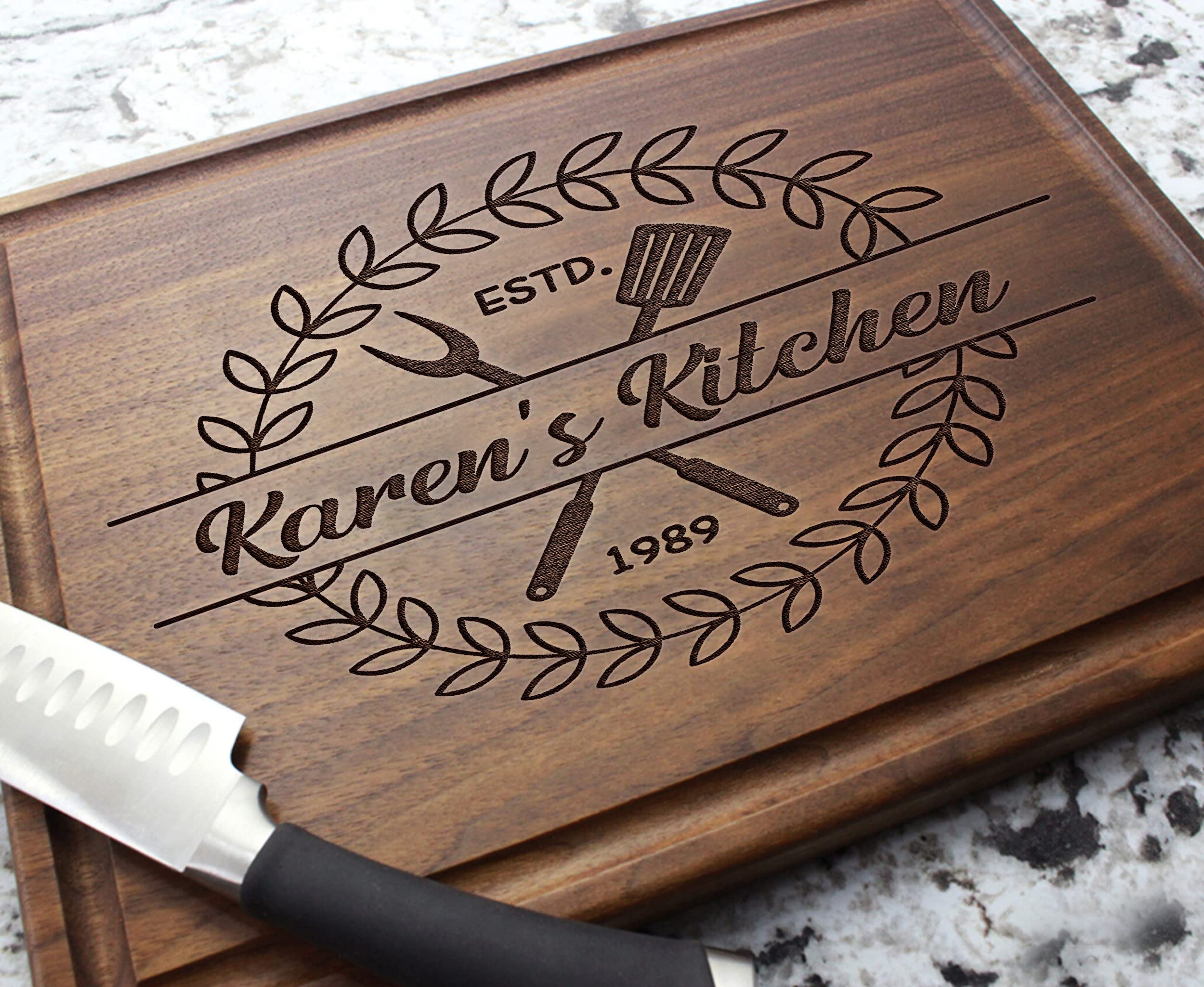 Personalized Mom Cutting Board Gift For Mom Grrandmother Custom Mothers Day Cutting Boards for Women