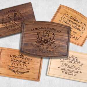 Personalized Mom Cutting Board Gift For Mom Grrandmother Custom Mothers Day Cutting Boards for Women