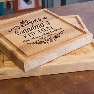 Personalized Mom Cutting Board Gift For Mom Grrandmother Custom Mothers Day Cutting Boards for Women