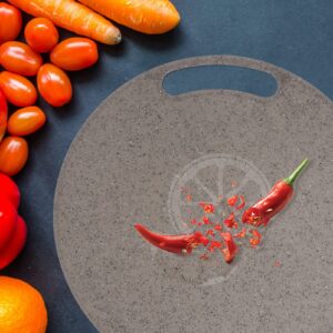 Angoily Sink Cutting Board Chopping Block Fruit Chopping Board Plastic Round Cutting Board Marble Imitation Cutting Board for Restaurant Kitchen Over Sink Cutting Board