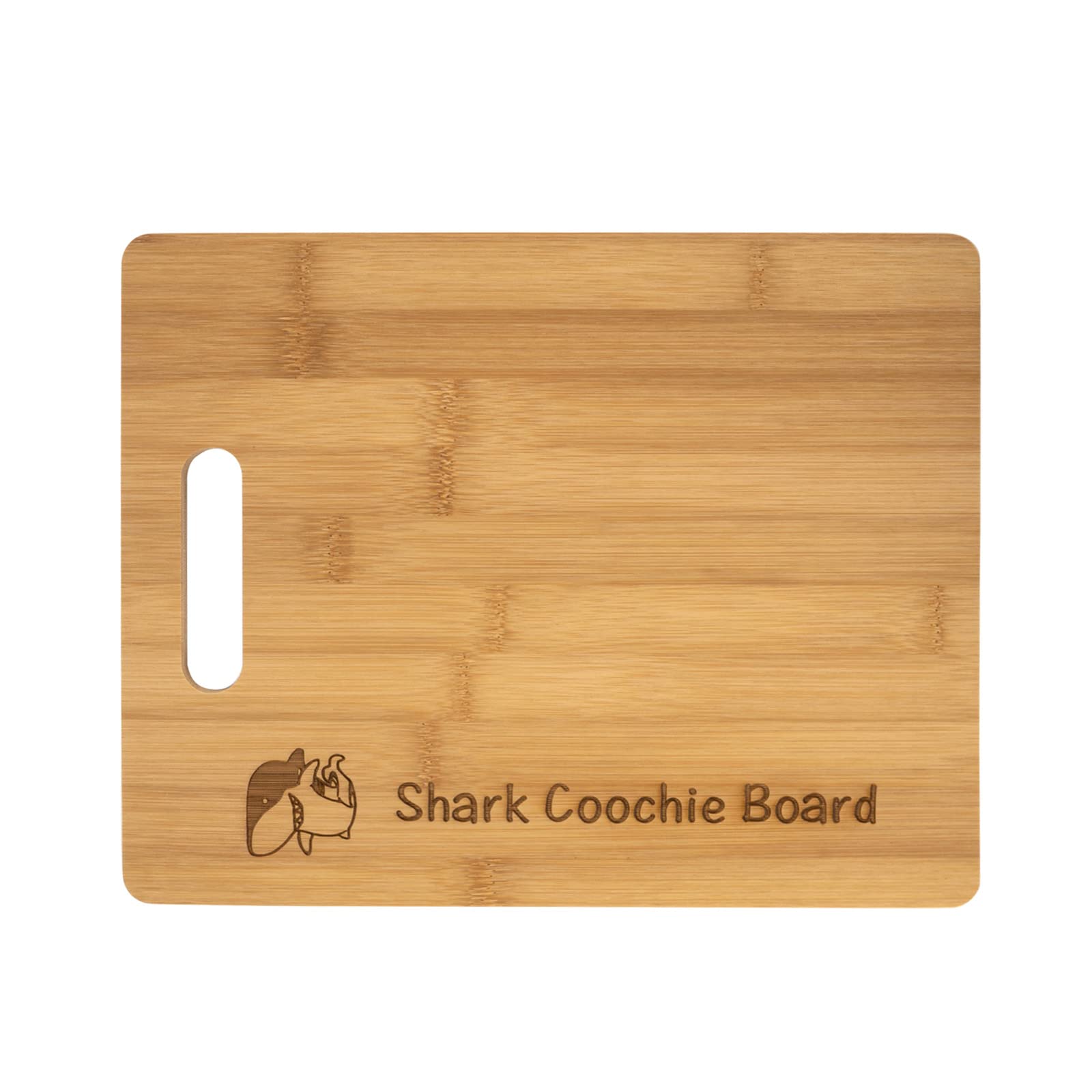 Shark Coochie Board,White Elephant Gifts Funny Bamboo Cutting Board Cheese Board,Charcuterie Board,Chopping Board Housewarming Wedding Grandma Mom Cooking Kitchen Decor