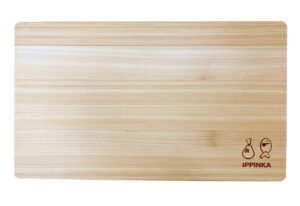 japanese hinoki wood cutting board - resistant to stains and grooves