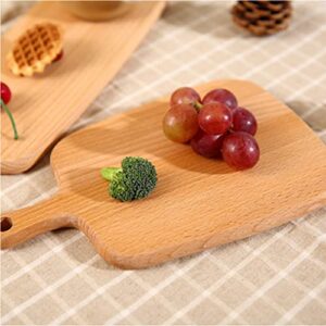 2Pcs Log Cutting Board,Household Solid Wood Cutting Board Cutting Fruit Cutting Board Kitchen (B-Set)