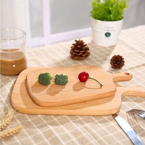 2Pcs Log Cutting Board,Household Solid Wood Cutting Board Cutting Fruit Cutting Board Kitchen (B-Set)