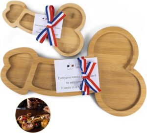 aperitif board 9.5''+15.8'',novelty solid wood cheese board and charcuterie board,restaurant plate and picnic utensils,anniversary wedding gift for couple,housewarming gifts for women