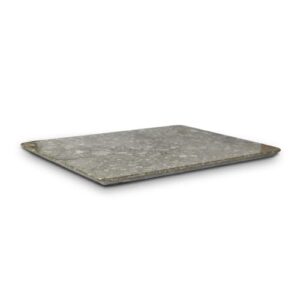 thewolfard luxury handmade grey fossil marble cutting board, best cheese - pastry board and dough rolling tray for kitchen & housewarming gifts.,