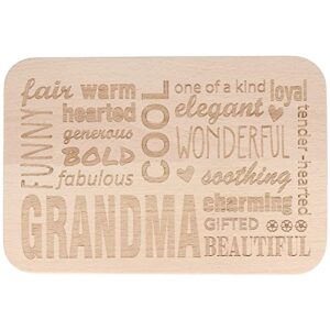 spruchreif | engraved cutting board | christmas gift grandma | mothers day | gift idea for grandma | best grandma | kitchen accessories
