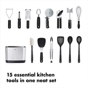 OXO Good Grips Kitchen Tool Set (15-Piece) and Cutting Board Set (2-Piece)