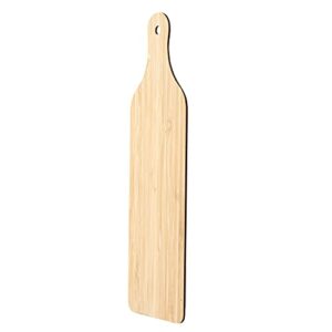 Restaurantware Nature Tek Bamboo Disposable Cheese/Charcuterie Board - 11 3/4" x 3 1/2" - 2 count box