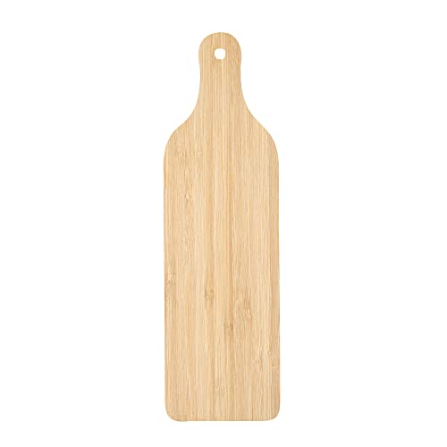 Restaurantware Nature Tek Bamboo Disposable Cheese/Charcuterie Board - 11 3/4" x 3 1/2" - 2 count box