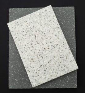 rectangular reclaimed solid surface (i.e. corian) cutting board and serving board