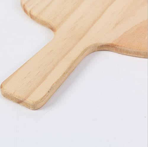 CYH Beech Bread Cutting Board Wooden Pizza Board Children's Fruit Salad Cutting Board Wooden Pizza Board Baking