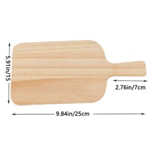 CYH Beech Bread Cutting Board Wooden Pizza Board Children's Fruit Salad Cutting Board Wooden Pizza Board Baking