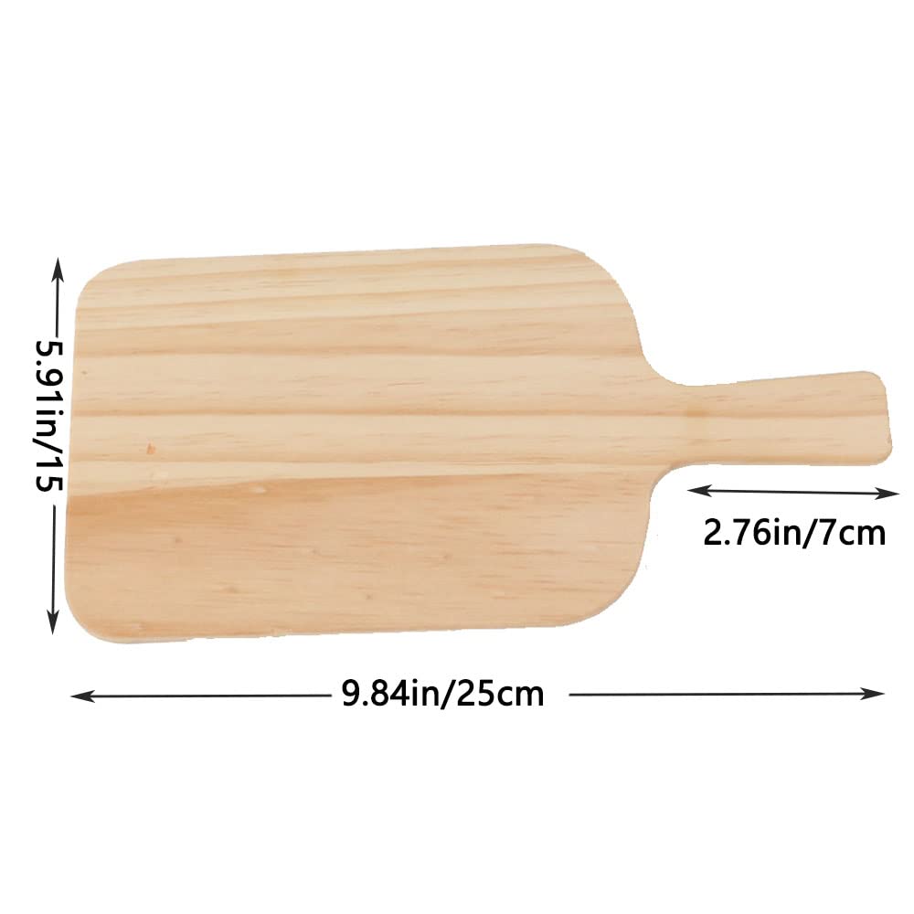 CYH Beech Bread Cutting Board Wooden Pizza Board Children's Fruit Salad Cutting Board Wooden Pizza Board Baking