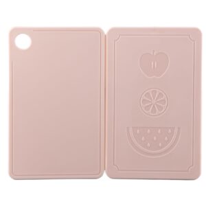 japanese folding cutting board cutting board multifunctional tourism portable anti-skid board cut fruits and vegetables（pink）