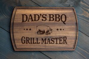 bbq cutting board - christmas gift for dad