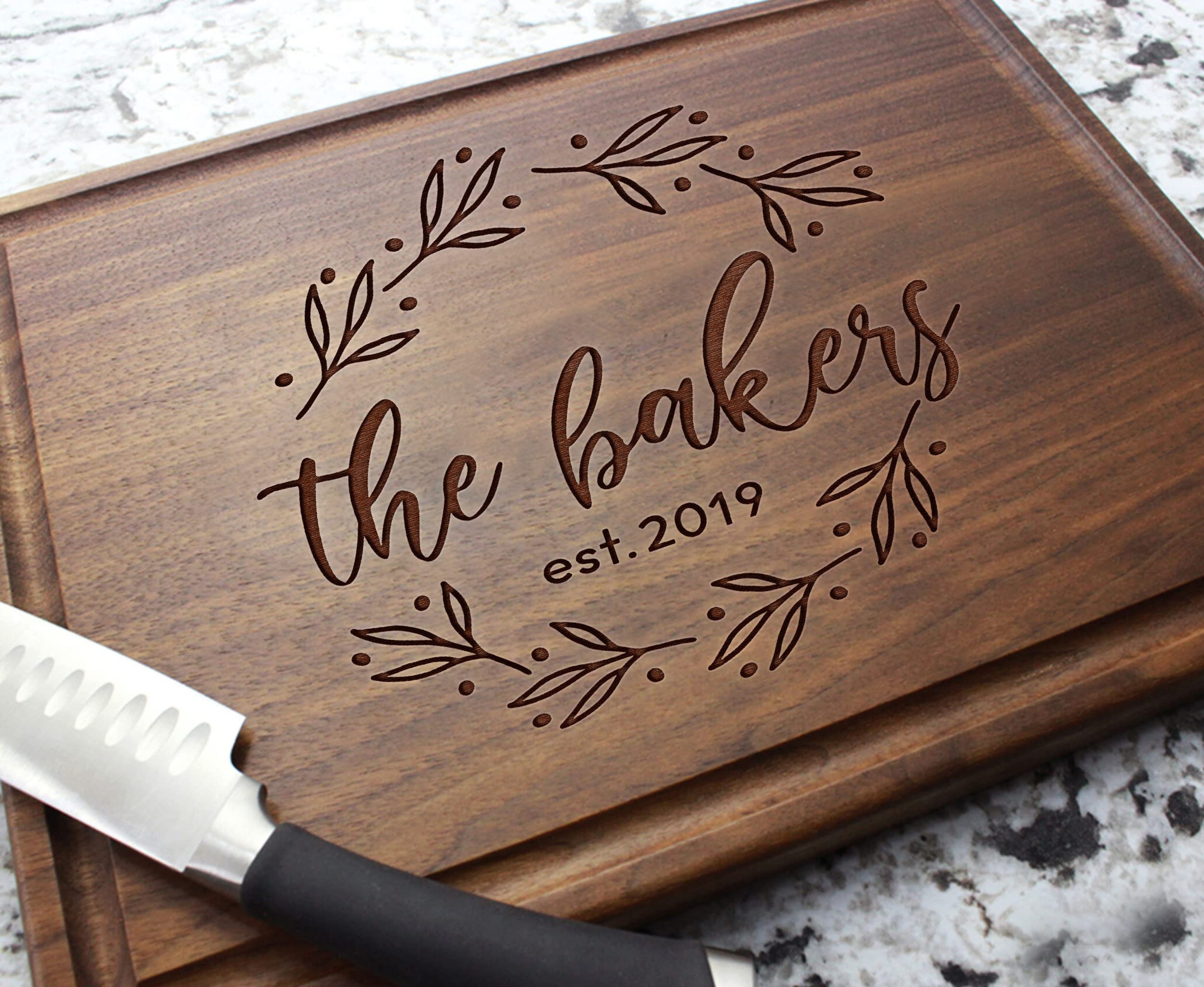 Personalized Cutting Boards for Couples Custom Mr Mrs Cutting Boards Paddle Cutting Board Wood Engraved