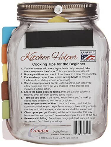 Chop Chop HIC Harold Import Co Kitchen Helper Cooking Guide, Clear, STD, Multicolor