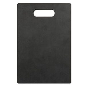 arden line cutting board small 9x6x1/4 inch black with handle cutout | made from advanced composite paper | highly durable built to last dishwasher safe made in usa