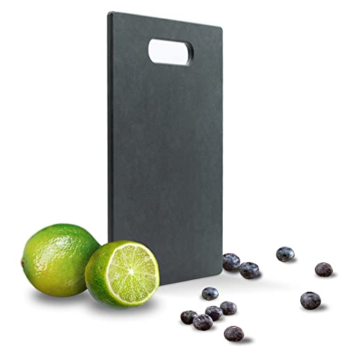 ARDEN LINE Cutting Board Small 9x6x1/4 inch Black with Handle Cutout | Made From Advanced Composite Paper | Highly Durable Built To Last Dishwasher Safe Made In USA