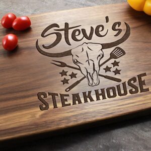 Personalized Dad Cutting Board Gift For Father Custom Cutting Board Fathers Day Engraved Chopping Board
