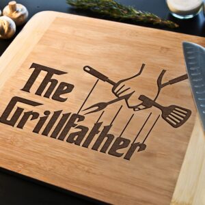 Personalized Dad Cutting Board Gift For Father Custom Cutting Board Fathers Day Engraved Chopping Board