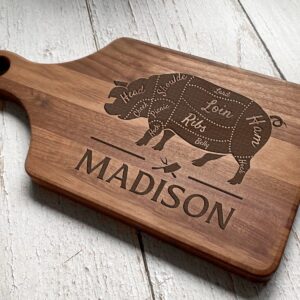 Personalized Dad Cutting Board Gift For Father Custom Cutting Board Fathers Day Engraved Chopping Board