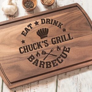 Personalized Dad Cutting Board Gift For Father Custom Cutting Board Fathers Day Engraved Chopping Board